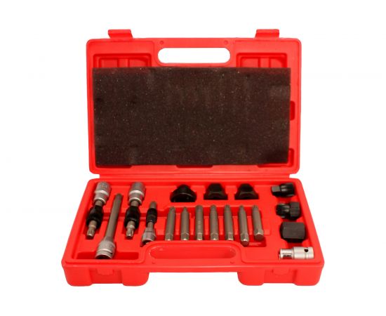 Съемник шкива генератора 18 предметов, полный набор AE&T TA-A1087 