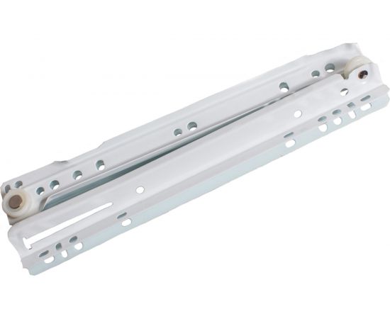 Роликовые направляющие Локри 400 мм, белые, 2 шт. EDS003-L 400 MM WHIT 