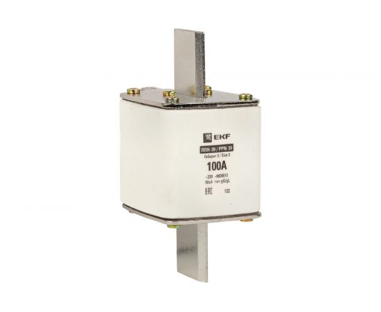 Плавкая вставка EKF ППН-39 630/100А габарит 3 PROxima fus-39/630/100 
