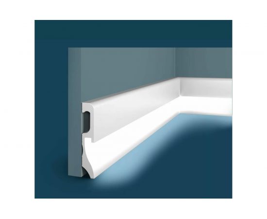 Плинтус Cosca decor PX033 100x18 мм, 2000 мм, экополимер СПБ100512 