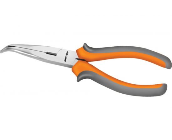 Изогнутые тонкогубцы Cr-V 150 мм Кратон Home master 2 12 01 011 