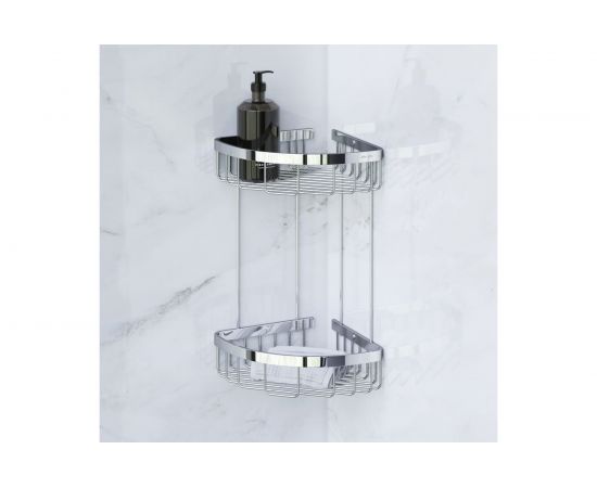 Корзина для душа AM.PM Sense L угловая, двухъярусная A7452200 – изображение 2