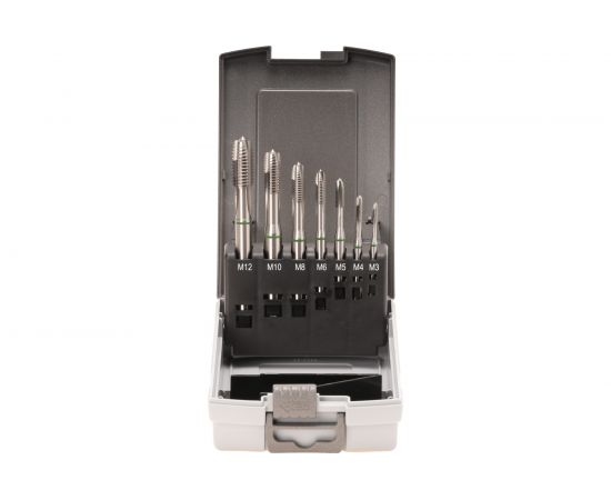 Набор машинных метчиков Ruko M3-М12 мм HSSE-Co5 7пр 245061RO – изображение 2
