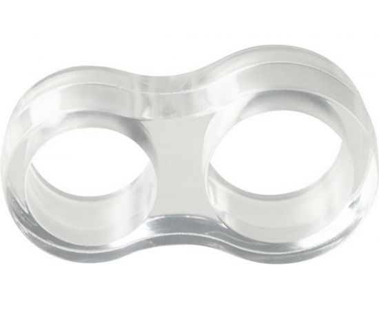 Стоппер - защита на ручку двери Рыжий кот прозрачный, 1 шт. 103716 – изображение 2