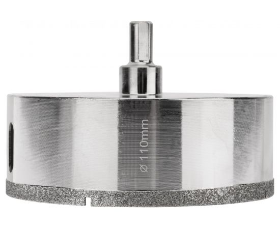 Коронка алмазная 110 мм по керамограниту с центровочным сверлом KRANZ KR-92-0022 – изображение 3