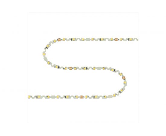 Светодиодная лента Apeyron 24В, 8Вт/м, smd2835, 60д/м, IP20, 700Лм/м, подложка S-типа 6мм, 5м, теплый белый 00-349 – изображение 3