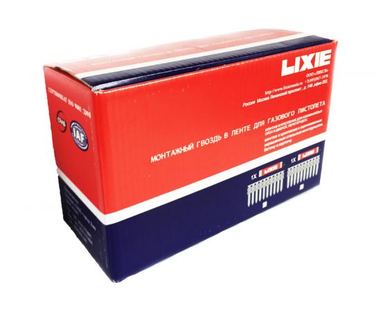 Стальные гвозди по бетону, металлу, кирпичу LIXIE 1000 шт./уп. WSD3.0-2.6-17K – изображение 3