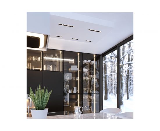 Встраиваемый светильник Elektrostandard 9921 LED 10W 4200K белый черный a052480 – изображение 3