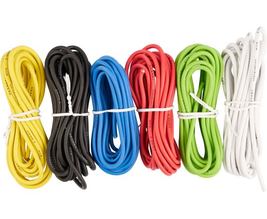 Набор автопроводов REXANT ПГВА Радуга 1x2,50 мм, 6 цветов по 3 метра 01-6551 – изображение 3