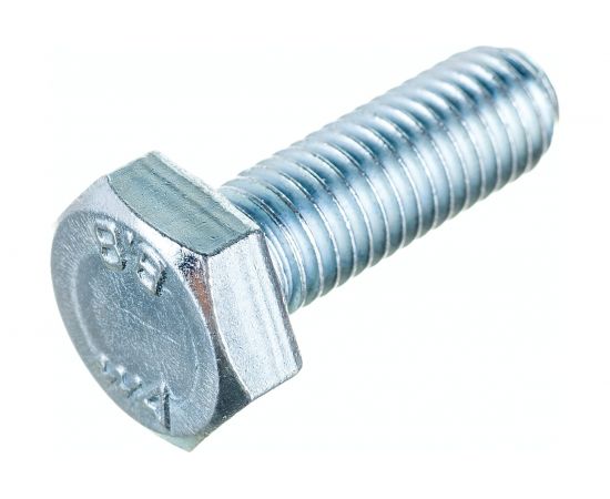 Болт Стройметиз М10х30 DIN 933, класс прочности 8.8, цинк уп. 2 шт 3022031 – изображение 3