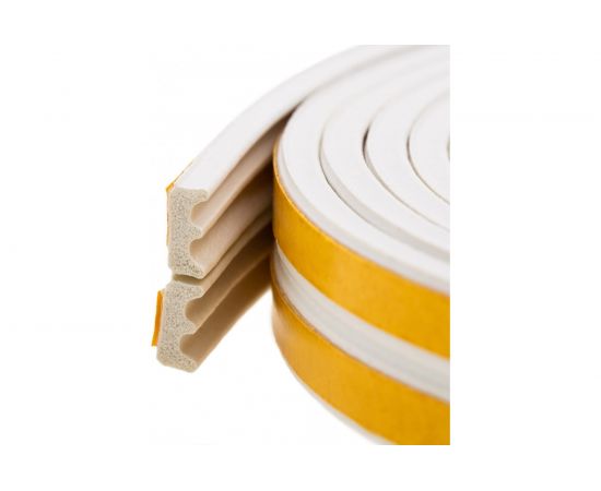 Резиновый уплотнитель СИБРТЕХ (6 м; профиль E; белый) 88917 – изображение 3