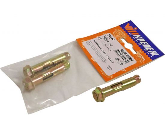 Анкерный болт с гайкой VIPкрепеж 10/50, 2 шт. 26024 VIP – изображение 4