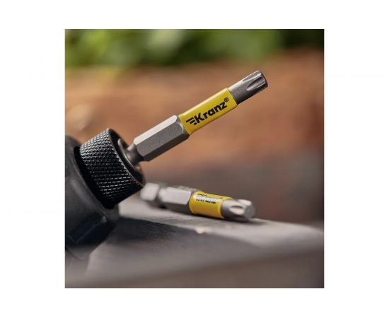 Бита Torx (2 шт; T27x50 мм; сталь S2) для шуруповерта KRANZ KR-92-0429-1 – изображение 5