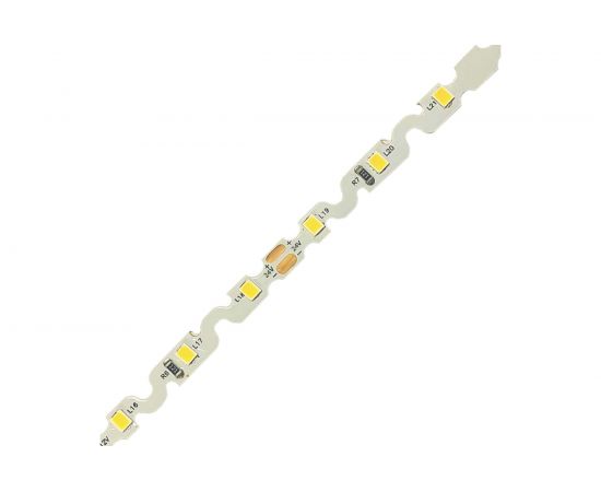 Светодиодная лента Apeyron 24В, 8Вт/м, smd2835, 60д/м, IP20, 700Лм/м, подложка S-типа 6мм, 5м, теплый белый 00-349 – изображение 5