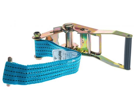 Стяжка для груза с храповиком 4500кг, лента 12м х 50мм MEGAPOWER M-73412 – изображение 6