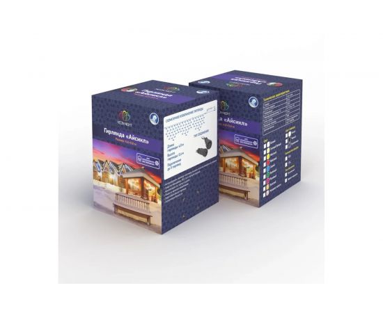 Светодиодная гирлянда NEON-NIGHT Бахрома с эффектом мерцания 4.8х0.6м 176 LED 255-161 – изображение 7