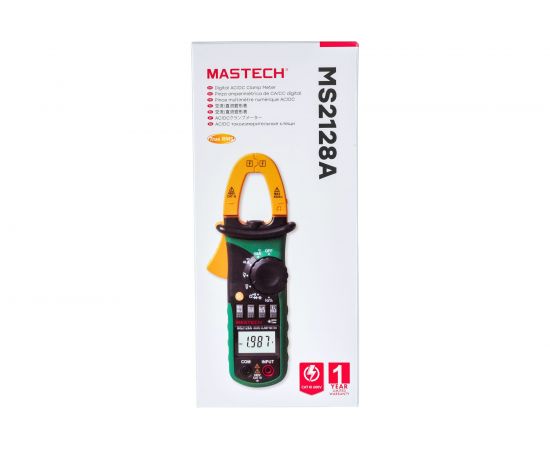 Токоизмерительные цифровые клещи Mastech MS2128A 00-00007570 – изображение 10