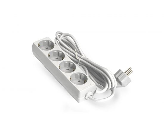 Удлинитель ExeGate ECE-4-3W 4 евророзетки с заземлением, 3м, белый 285815 