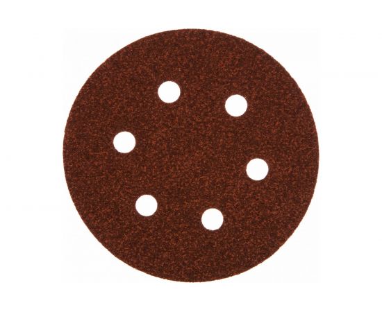 Круг шлифовальный на липучке (5 шт; 150 мм; 6 отверстий; Р80) PATRIOT 820010122 