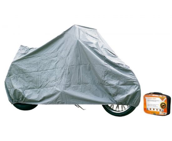 Универсальный защитный чехол-тент Airline на мотоцикл, размер L 250x100x120 см, серый AC-MC-06 