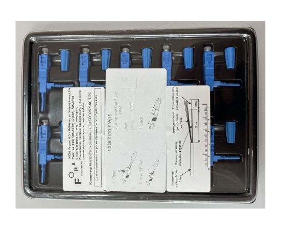 Неполеруемый коннектор быстрого оконцевания FOPS EASYCONN-SC/UPC-F / 10 шт / 2 