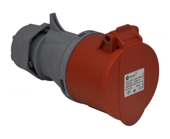 Кабельная переносная розетка TP Electric Зажимные контакты 32A, 400В, 3P+N+E, IP 44 3007-304-1600 