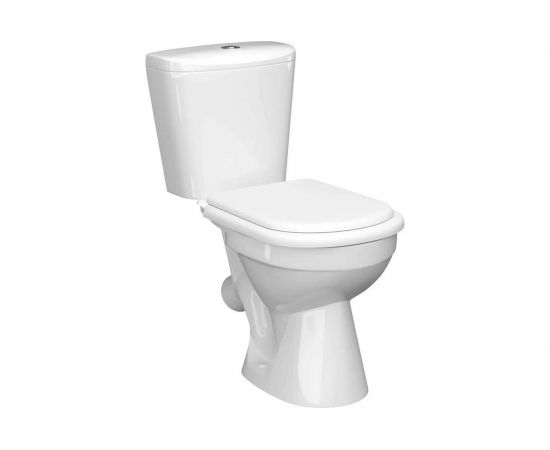 Унитаз-компакт KERAMIN ЛАГО косой выпуск, 2 режима, сиденье ПП 462171 