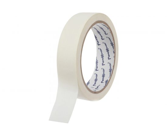 Малярная клейкая лента РемоКолор на бумажной основе, клей - синтетический каучук, 25 мм х 23 м 49-2-255 