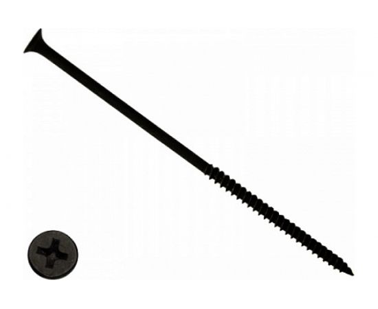 Саморез КРЕП-КОМП черный универсал 4,8х120 100шт чм120ф 