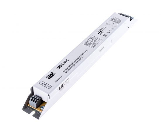 Пускорегулирующий электронный аппарат для линейных ЛЛ Т8 IEK ЭПРА 418 LLV418D-EBFL-4-18 