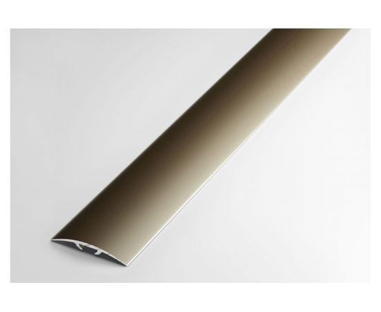Порог прямой алюминиевый ЛУКА (35 мм, 0,9 м, анодированный, Шампань) УТ000023172 