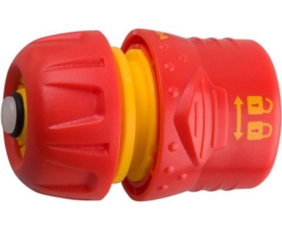 Соединитель пластмассовы�� c автостопом и запирающим механизмом 1/2" Grinda 8-426331 