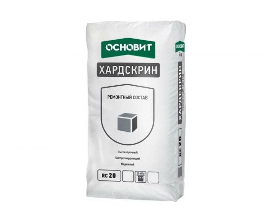 Быстротвердеющий ремонтный состав Основит ХАРДСКРИН RC20 RLd беспылевый, 5 кг 87126 