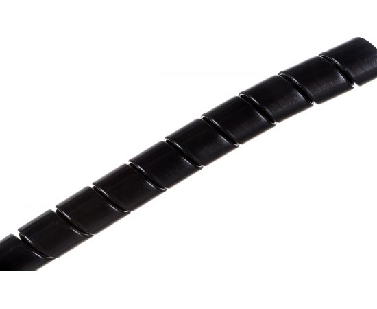 Защитная пластиковая спираль Урдюга d12мм черная пакет 2м URСП12Ч02 – изображение 2