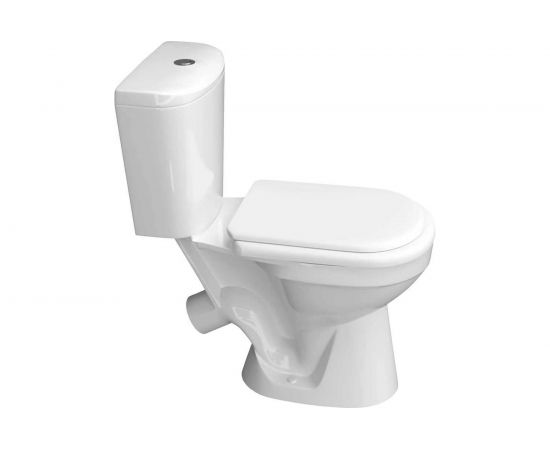 Унитаз-компакт KERAMIN ЛАГО косой выпуск, 2 режима, сиденье ПП 462171 – изображение 2