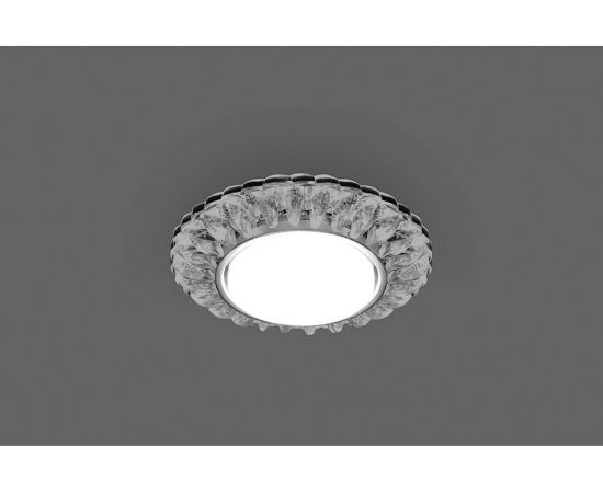 Светильник с подсветкой FERON 20LED 2835 4000K, 15W GX53, без лампы, прозрачный, хром, CD4026 29540 – изображение 3