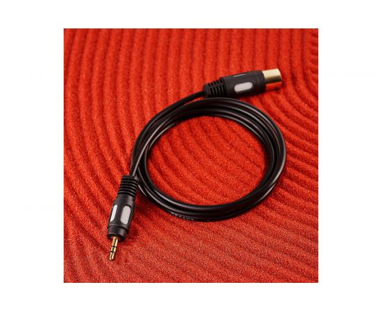 Кабель REXANT DIN 5 Pin - Stereo 3,5 мм 1,5 м Gold 17-2502 – изображение 3