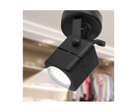 Накладной светильник ЭРА OL3, GU10, BK черный, Б0044264 – изображение 3