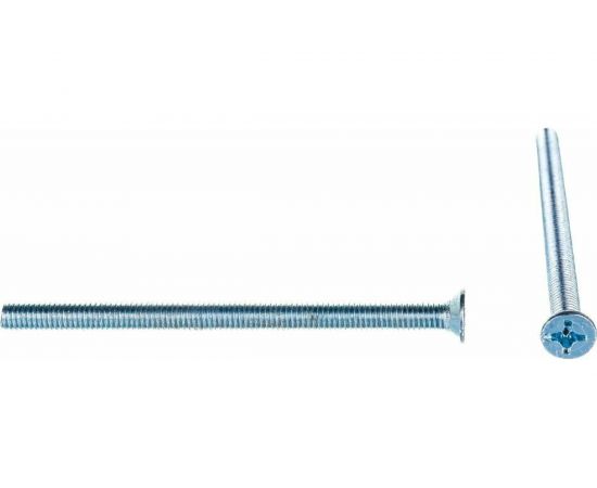 Потайной винт КРЕП-КОМП нержавейка, DIN965, А2, 6х90, 10 шт. впн690мф – изображение 4