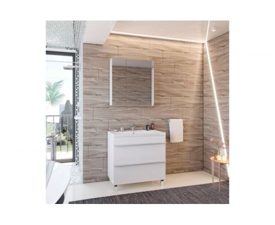 Подвесной зеркальный шкаф Sanstar 60, универсальный, правый 116.1-2.4.1. – изображение 4