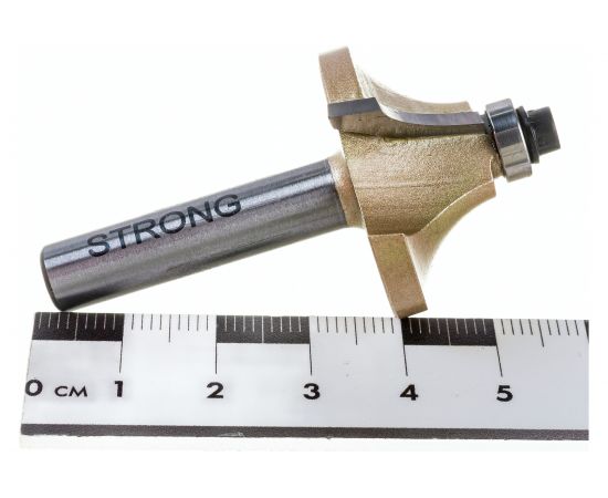 Фреза по дереву кромочная калевочная 33х16 мм, R10 мм, хв-к 8 мм Strong СТФ-10190033 – изображение 4