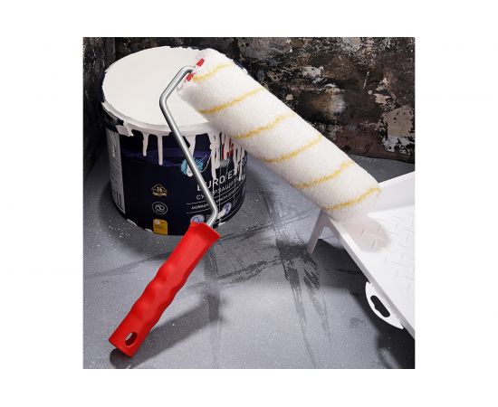 Валик REXANT полиамид, ворс 11 мм, ширина ролика 240 мм, диам. 42 мм, бюгель 8 мм, серия Мастер 89-0010 – изображение 5