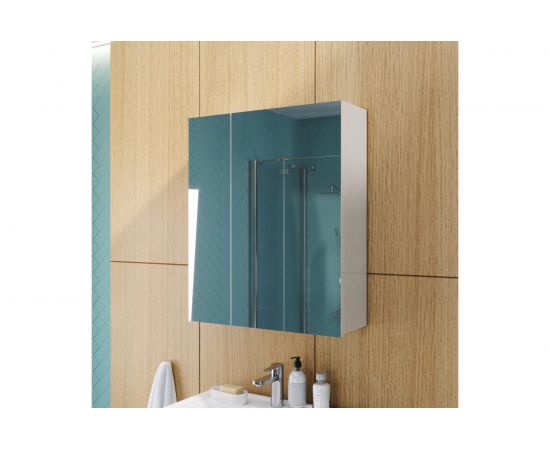 Подвесной зеркальный шкаф Sanstar 60, универсальный, правый 116.1-2.4.1. – изображение 7