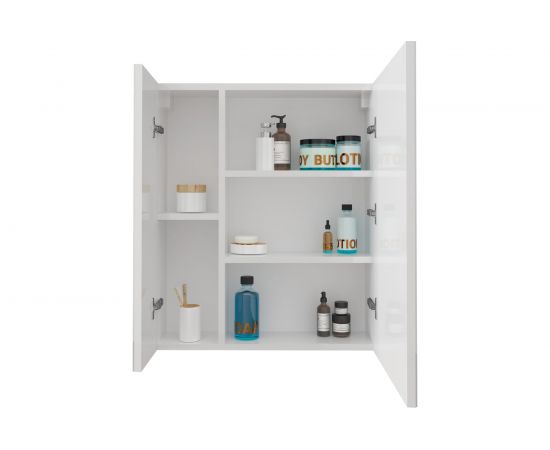 Подвесной зеркальный шкаф Sanstar 60, универсальный, правый 116.1-2.4.1. – изображение 10