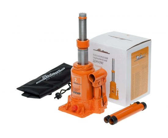 Телескопический домкрат Airline 2 т, в сумке, 161-387 мм AJ-TB-02 