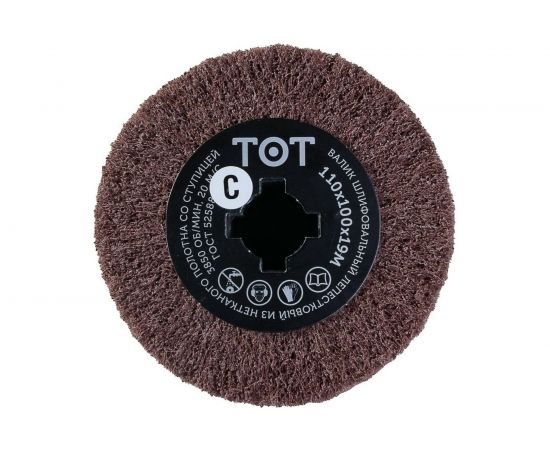 Шлифовальный валик нетканый (110x100x19 мм; АС COARSE) Totflex 4631160804021 