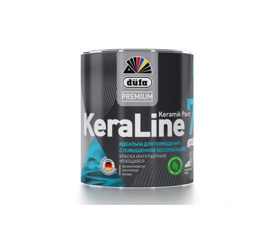 Краска Dufa Premium ВД KeraLine 7, база 1, 0,9 л МП00-006518 