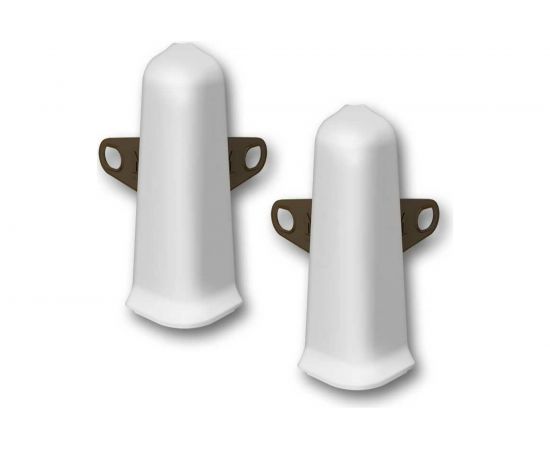 Угол наружный для плинтуса 85 мм DECONIKA 002 Светло-серый, 1 шт. Д-П85-Нк-Ф2 002 СВТ СЕР 