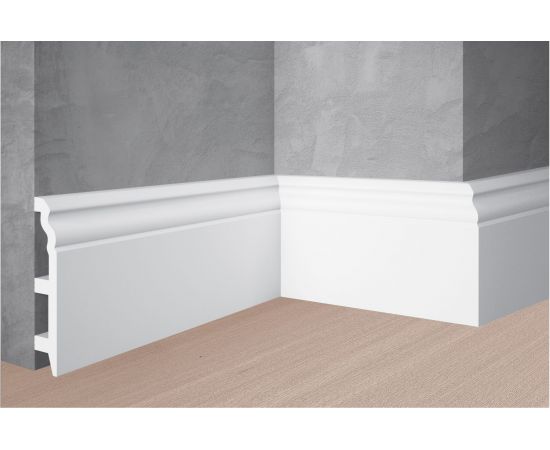 Напольный ударопрочный плинтус Stenopol 120х23х2000 мм C7233 