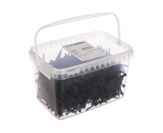 Саморез Качественный Крепеж 3,5х51 потай, крупная резьба, оксид 930 шт 2000369 КЧ 